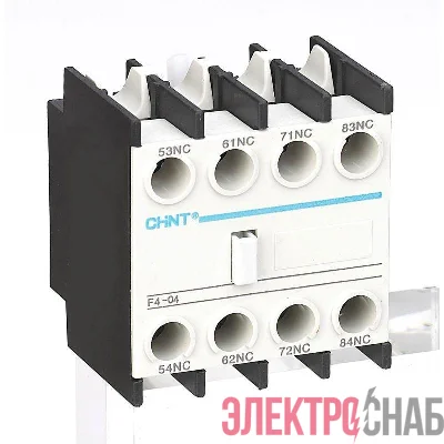 Приставка доп. контакты F4-04 к контактору NC1 и NC2 (R) CHINT 257021