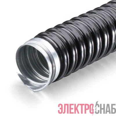 Металлорукав герметичный термостойкий в ПВХ-оболочке МРПИнг "TERMO" 100 (уп.10м) Fortisflex 88484