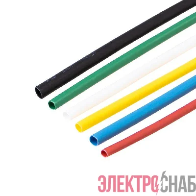 Набор трубок термоусадочных №4 SMALL TUBE ТУТ нг (уп.20шт по 10см) Rexant 29-0104