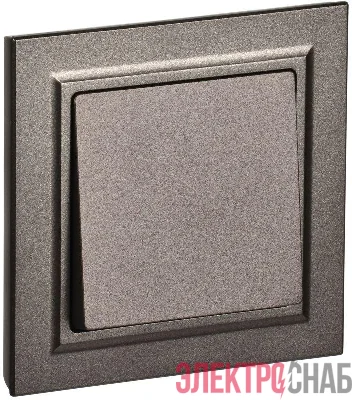 Выключатель 1-кл. СП BRITE ВСР10-1-0-БрТБ 10А в сборе бр. IEK BR-V10-0-10-K45-F