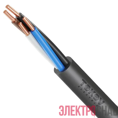 Кабель TOKOV ELECTRIC ВВГнг(А)-LS 4х1.5 ОК (N) 0.66кВ (м) УТ000028402