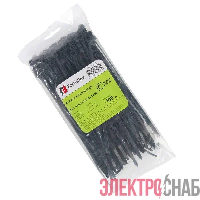 Хомут нейлоновый КСС MULTILOCK 5х200 черн. (уп.100шт) Fortisflex 102319
