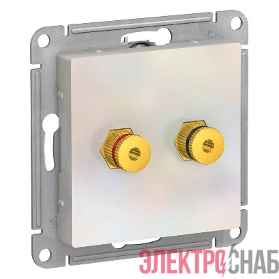 Розетка аудио 2-м AtlasDesign жемчуж. SE ATN000487