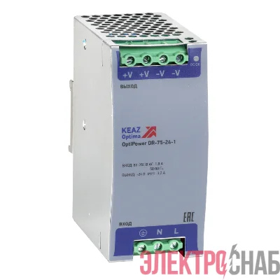 Блок питания OptiPower DR-75-24-1 КЭАЗ 284547