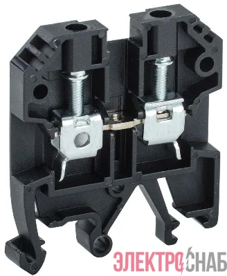 Клемма винтовая КВИ-4кв.мм черн. IEK YZN30-004-K02