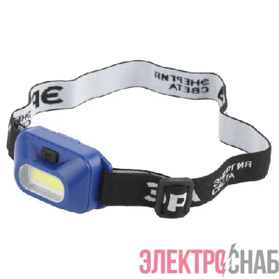 Фонарь налобный светодиодный GB-707 "Атлант" батареечный 3 режима 3Вт COB 3хААА ЭРА Б0052749