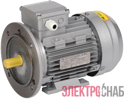 Электродвигатель АИР DRIVE 3ф 63B4 220/380В 0.37кВт 1500об/мин 2081 IEK DRV063-B4-000-4-1520