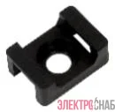 Площадка под хомуты PCP-S 22х16-100BL с монтажн. отверст. PA6.6 черн. (уп.100шт) JazzWay 5055209