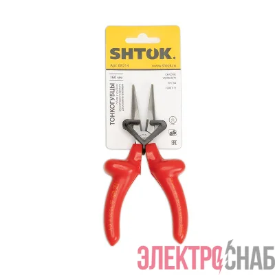 Тонкогубцы диэлектрические 1000В 160мм (08214) SHTOK 376300