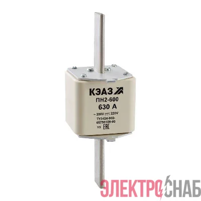 Вставка плавкая ПН2 600 500А У3 КЭАЗ 110895