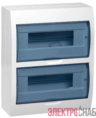Корпус навесной ЩРН-П-24 Krepta 3 IP41 пластик. бел. IEK MKP12-N-24-40-10