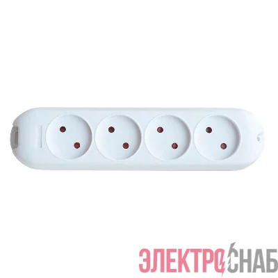 Колодка удлинителя 4N-SMART 4-м 5240 10А без заземл. IN HOME 4690612010458
