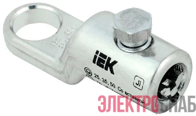 Наконечник болтовой луженый НБЛ 25-95-16/1 35кВ IEK UNB11-025-095-01-35