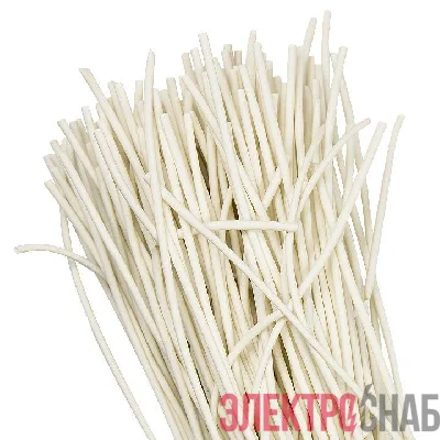 Трубка термоусадочная ТУТ 2/1 бел. (уп.200шт) PROxima EKF tut-2-w-1m