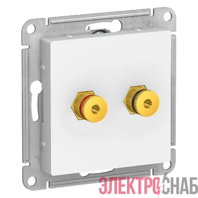 Розетка аудио 2-м AtlasDesign бел. SE ATN000187