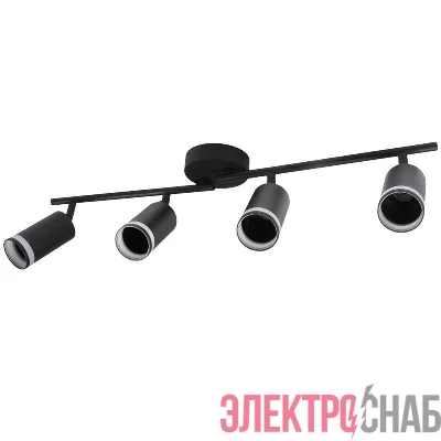 Светильник PCL-0204 4xGU10 IP20 230В BL настен./потолочн. декор. под лампу JazzWay 5066502