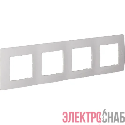 Рамка 4-м СП Etika IP20 бел. IEK 672504