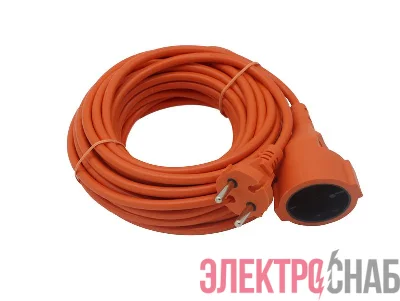 Удлинитель-шнур 1х10м без заземл. 6А IP20 2х0.75 TOKOV ELECTRIC TKE-SS10-075