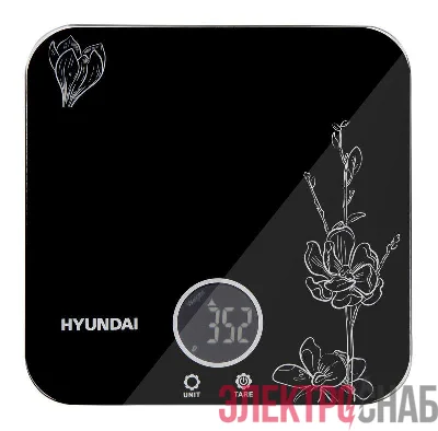 Весы кухонные электронные HYS-KG421 макс.вес:5кг черн. HYUNDAI 1195246