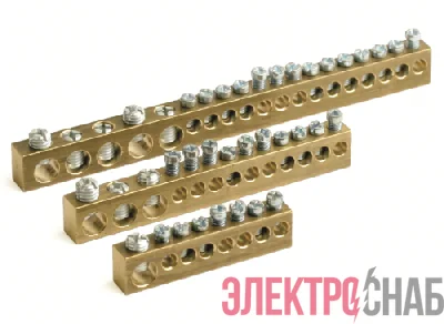 Шина 11х6мм 2х7.5мм 2х9мм латунь DKC BD12515