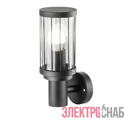 Светильник садово-парковый Vega на стену вверх 10.5х24х14.2см 170-240В/50Гц 1xE27 Max. 60Вт IP:54 1/24 Gauss GD021
