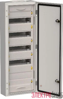 Корпус ЩРн-60 (1х60) TITAN 5 835х310х140 IP54 метал. сер. IEK TI5-50-N-060-54-7035