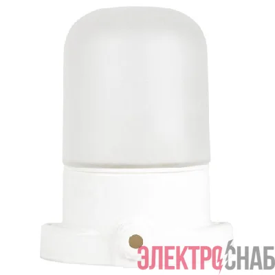 Светильник НББ 02-60-001 для бани керамика/стекло прямой IP54 E27 max 60Вт 135х110х85 бел. Эра Б0064005