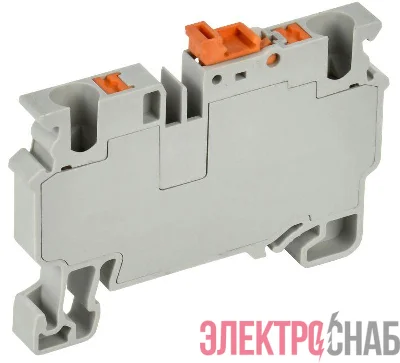 Колодка клеммная CP-DT измерит. нож. разм. 4кв.мм сер. IEK YCT25-04-K03-004