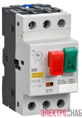 Пускатель ПРК32-6.3 In6.3А Ir4-6.3А Ue 660В KARAT IEK DMS11-D63