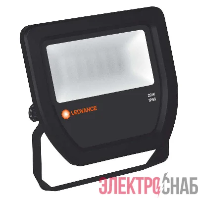 Прожектор светодиодный FLOODLIGHT ДО 20Вт 4000К 2200Лм IP65 черн. LEDVANCE 4058075097483
