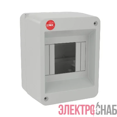 Щиток настенный 4мод. без крышки RAL 7035 DKC 82004