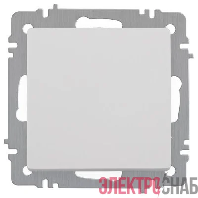 Выключатель 1-кл. СП Accent 6-101-01 10А IP20 250В AL/CU бел. Intro Б0063469