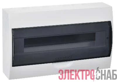 Бокс ЩРН-П-18 мод. навесной пластик IP41 GENERICA MKP12-N-18-41-G