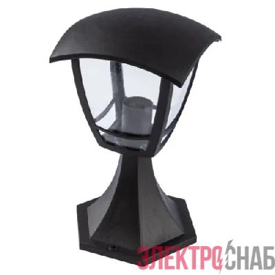 Светильник светодиодный садово-парковый ДТУ 07-8-001 Валенсия 8Вт 3000К IP44 4 гранный напольный черн. Эра Б0064260