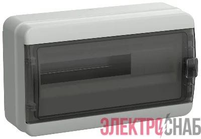 Корпус КМПн-18 TEKFOR IP65 черн. прозр. дверь пластик. IEK TF5-KP72-N-18-65-K03-K02