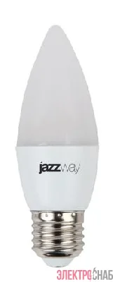 Лампа светодиодная PLED-SP 7Вт C37 свеча 5000К холод. бел. E27 560лм 230В JazzWay 1027849-2
