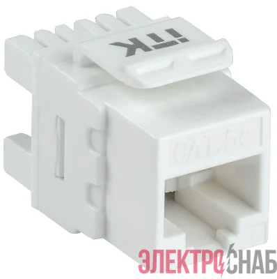Модуль Keystone Jack кат.5E UTP 110 IDC 180град. ITK CS1-1C5EU-12