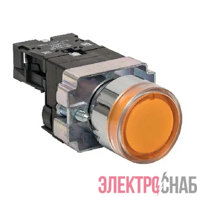 Кнопка BA51 с подсветкой 230В желт. NO PROxima EKF xb2-bw51-230
