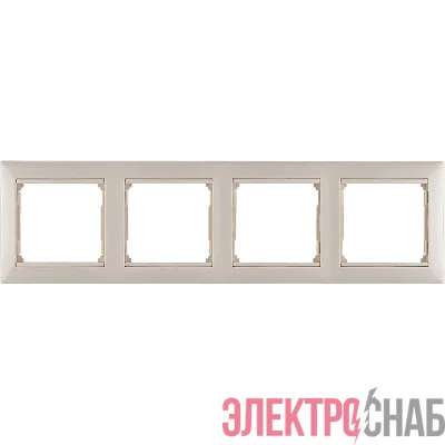 Рамка 4-м Valena горизонт. сл. кость Leg 774354