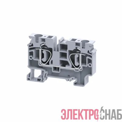 Клемма проходная пружинная OptiClip CX-10-I-57A-(0.2-10) сер. КЭАЗ 289717