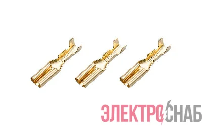 Клемма плоская (гнездо-3.6мм) 1-1.5кв.мм (DJ622-D2.8х0.5B) Rexant 08-0919