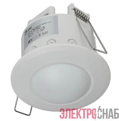 Датчик движения MD 203 микроволновый 1200Вт 360 гр. 8М IP20 (501200) бел. Эра Б0043802