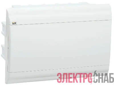 Бокс ЩРВ-П-12 мод. встраив. пластик IP41 PRIME бел. дверь IEK MKP82-V-12-WD-41-10
