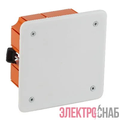 Коробка распаячная KRP 92х92х45мм для полых стен саморез. пласт. лапки крышка IP20 Эра Б0047261