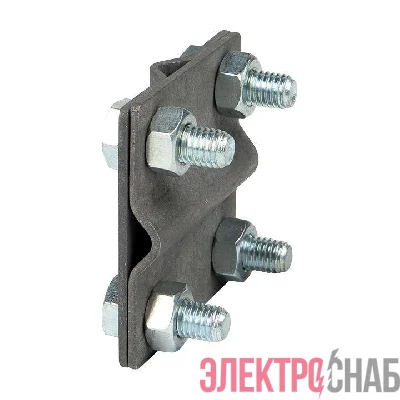 Зажим крестовидный прут-прут  (пластина 57х57мм) HZ PROxima EKF lp-g3109