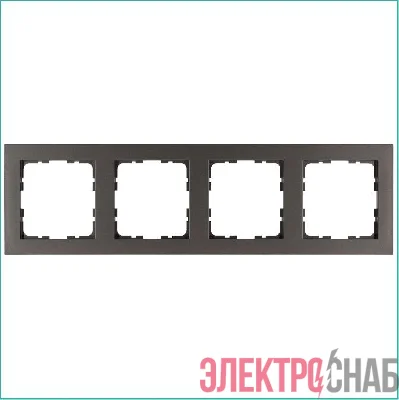 Рамка 4-м G-Classic мокко Jasmart G1004Z