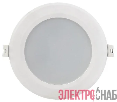Светильник светодиодный ДВО 1713 9Вт 4000К IP40 встраив. круг бел. IEK LDVO0-1713-09-4000-K01