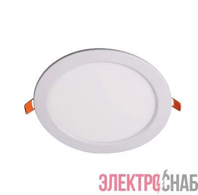 Светильник светодиодный PPL-R WH 12Вт 6500К IP40 d170мм ДВО встраив. ультратонкий кругл. JazzWay 5008564A