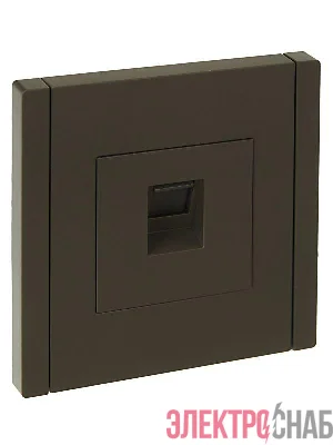 Розетка компьютерная RJ45 кат.5E FORTE&PIANO FP332 сер. IEK FP-K10-1-K03