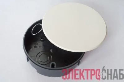 Коробка ответвительная СП 106х17мм (размер коробки без крышки d96х15мм) SE U191